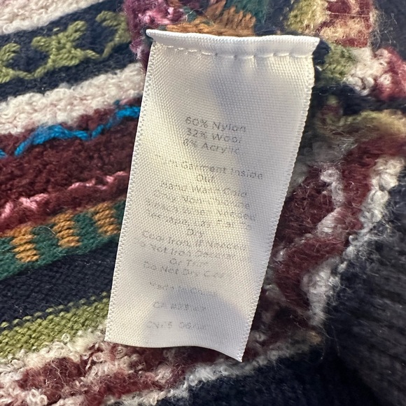 Talbots women’s Beaded Fair Isle Pullover wool blend Sweater plus size 2x - Picture 8 of 9